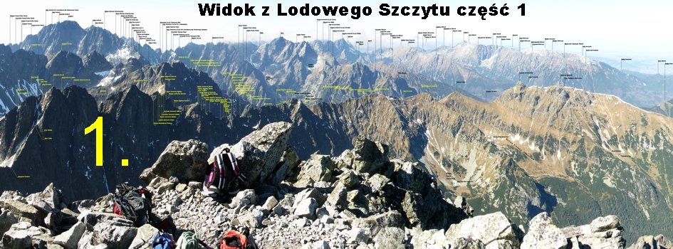 Panorama z Lodowego Szczytu